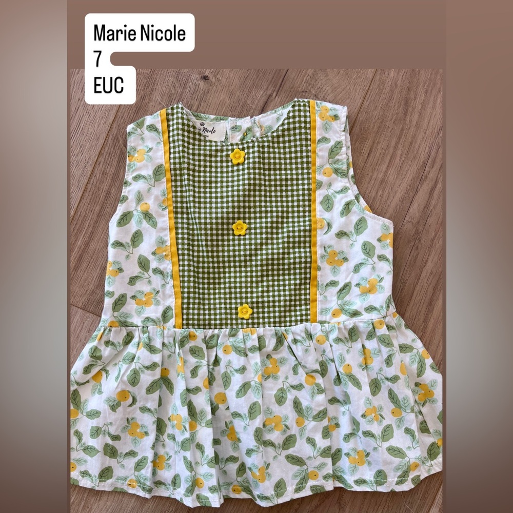 Girls lemon top